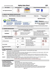 Nitrite Test Kit SDS