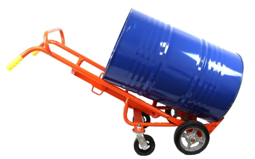 55 Gallon Steel Drum Cart - Fast shipping to California and New York