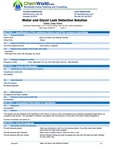SDS Water and Glycol Leak Detection Solution