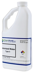 DeIonized Water (Type II) - 32 oz