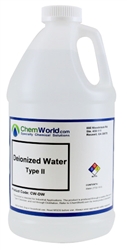 DeIonized Water (Type II) - 64 oz