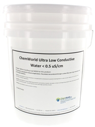 Ultra Low Conductive Water