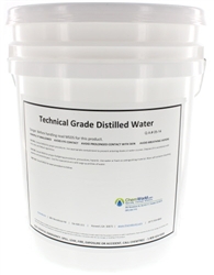 Distilled Water (Technical Grade) - 5 Gallons