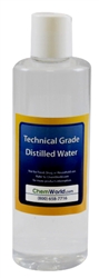 Distilled Water (Technical Grade) - 8 oz