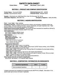 ChemWorld 203ND SDS