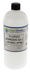 Fluoride Standard as F, 1.00 mg/L (ppm)
