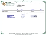 Kosher Certificate 2024-2025