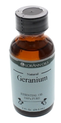 Geranium Oil, Natural - 1 oz