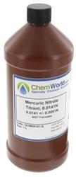 Mercuric Nitrate Titrant 0.0141N - 1 Liter