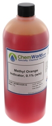 0.1% Methyl Orange Indicator - 1 Liter