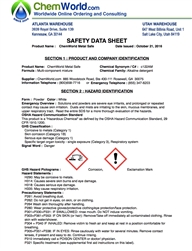 ChemWorld Metal Safe SDS
