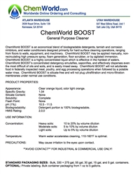 ChemWorld BOOST Technical Information