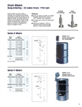 Neptune Drum Mixer Data Sheet