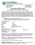 ChemWorld ECO 186 Technical Information