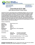 ChemWorld ECO 396 Technical Information