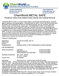 ChemWorld METAL SAFE Technical Information