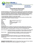 ChemWorld PAINT ELECTROLYTE Technical Information