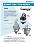 Pulsation Dampeners Data Sheet