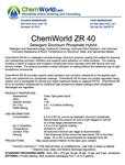 ChemWorld ZR 40 Technical Information