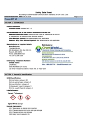 Isothiazolin SDS