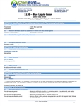 SDS Blue Food Grade Colorant