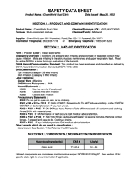 ChemWorld RUST CITRIC SDS