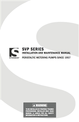 SVP Stenner Pump Installation Manual Bulletin