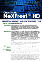TDS Chemworld Nexfrost HD
