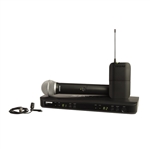 Shure BLX1288/CVL Dual-Channel Handheld & Lavalier Combo Wireless Mic System H9