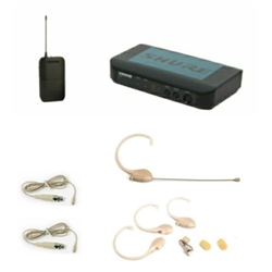 shure blx14 wireless system with osp hs-10 earset microphone