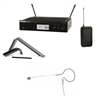 shure blx14r wireless system with tan earset microphone