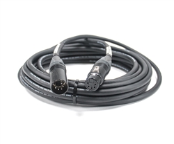 Elite Core 5 Pin High Quality Hand-Built 25' ft DMX Cable Neutrik XX Connectors CSD5-NN