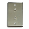 OSP Duplex Wall Plate With Two - 1/4 inch