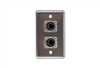 OSP Duplex Wall Plate w/ 2 Tactical Ethernet RJ45 Pass-through Connectors