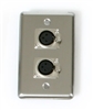 OSP Duplex Wall Plate With 2 -XLR