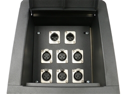 Elite Core Recessed Metal Stage Pro Audio Floor Box