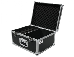 osp microphone ata flight road case fits up to 15 ball or straight mics
