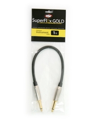OSP SuperFlex GOLD Premium Instrument Cable 1 FT