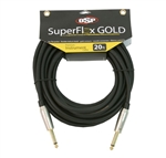 OSP SuperFlex GOLD Premium Instrument Cable 20 FT