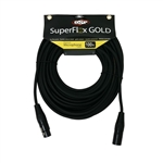 SuperFlex GOLD Premium Microphone Cable 100 FT