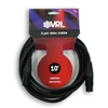 vrl dmx 3 pin pro lighting stage cable 10'