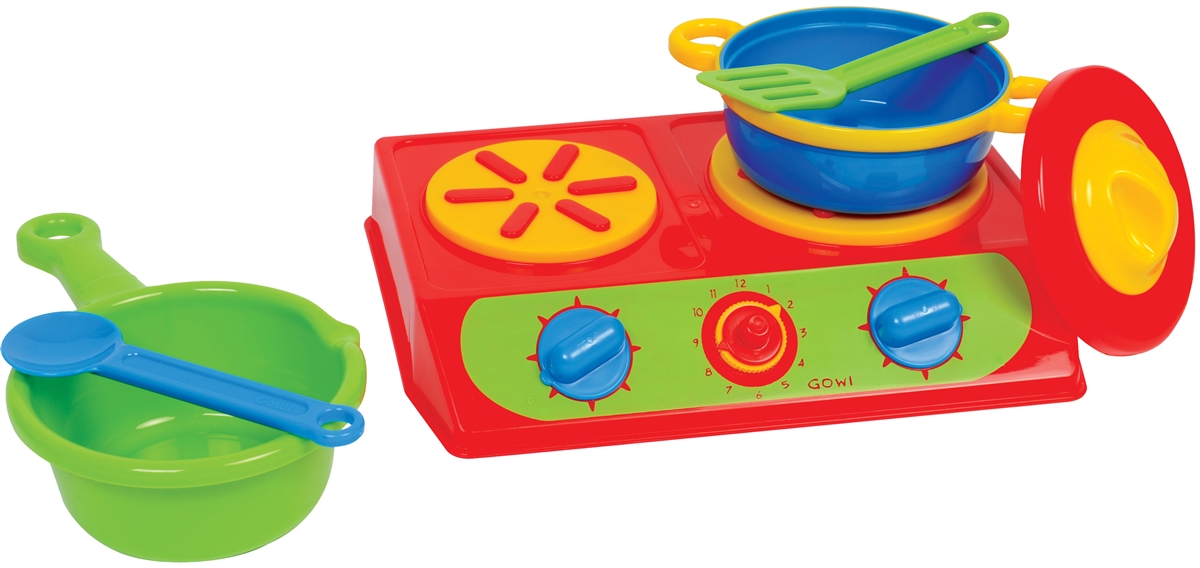 Gowi Toys 6 pc.Double Cooktop Set