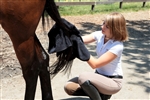 Black Microfiber Horse Towels and Dog Drying Towels