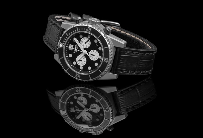 Panda Dial Black Stainless