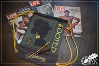 Rooted Drawstring Tote Bag - Ethnic - Black Man & Black Woman