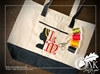 Embroidered Black Girl Tote With Initials