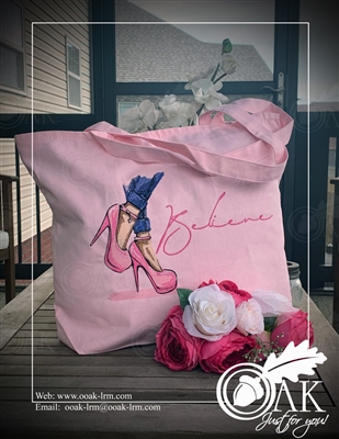 Believe - Embroidered Tote