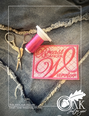 Breast Cancer Warrior Patch