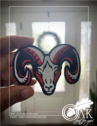 Ram Embroidered Patch