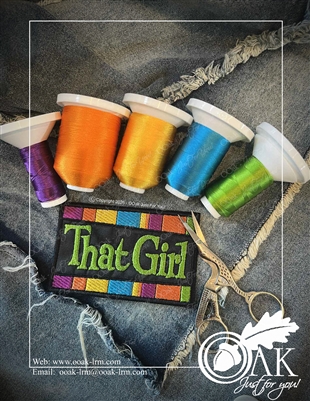 That Girl Multi-Color Patch